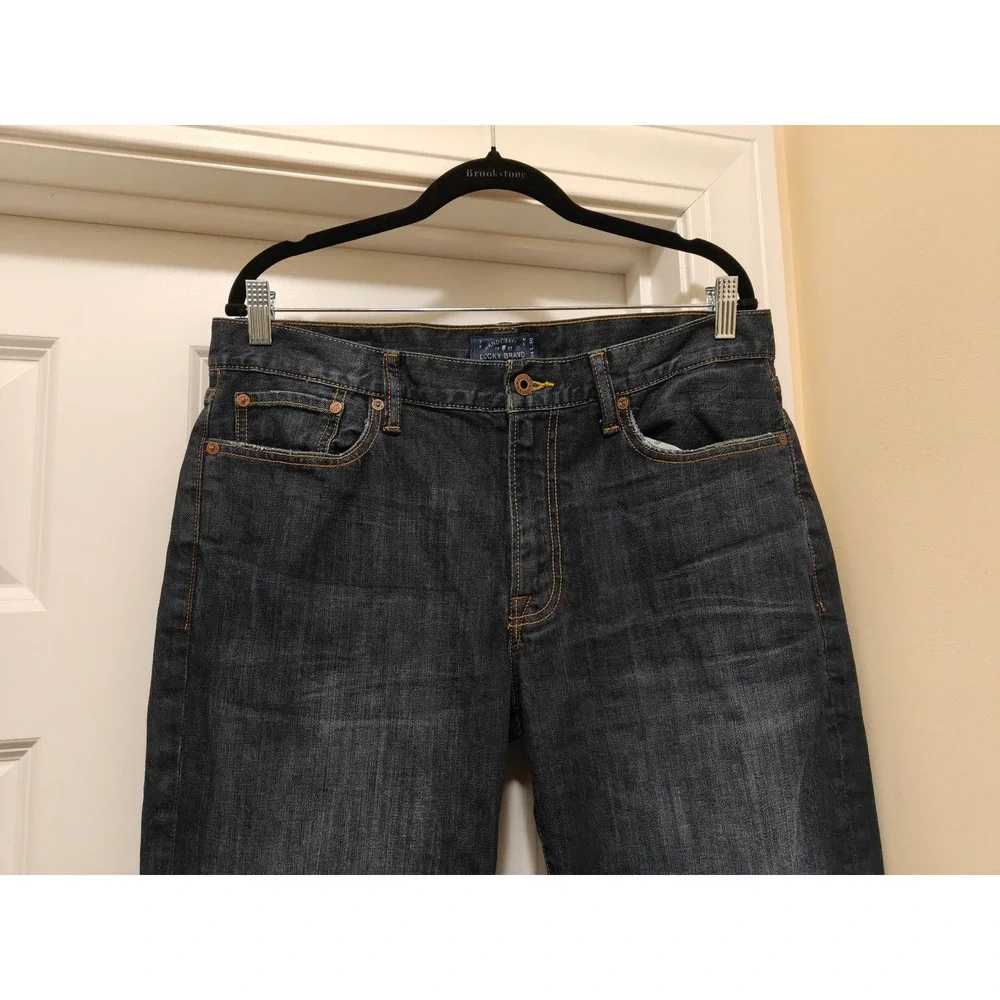 Lucky Brand Men’s Straight Jeans - Dark Blue